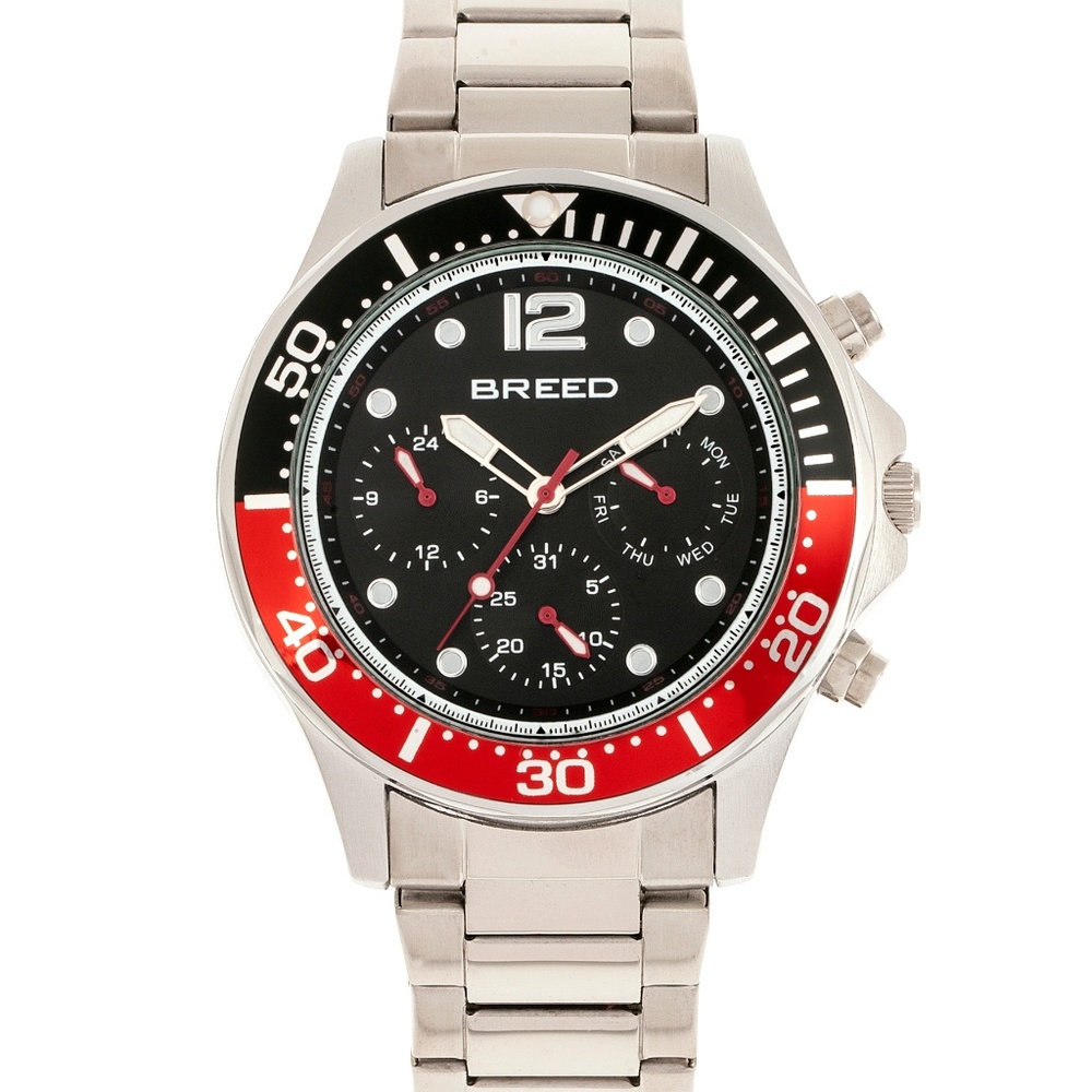 NWT Black and Red Bezel Watch